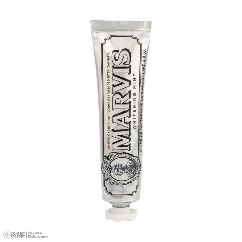 خمیر دندان سفید کننده مارویس مدل WHITENING MINT حجم 85 میلی لیتر - تصویر 3