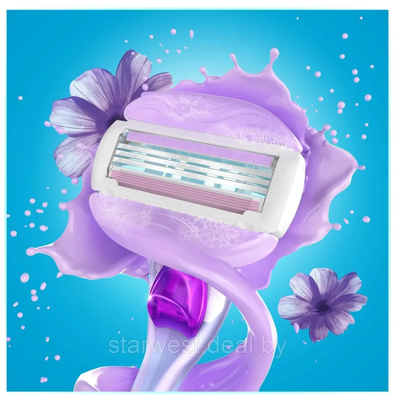 تیغ یدک ژیلت مدل Venus Breeze بسته 4 عددی - تصویر 4