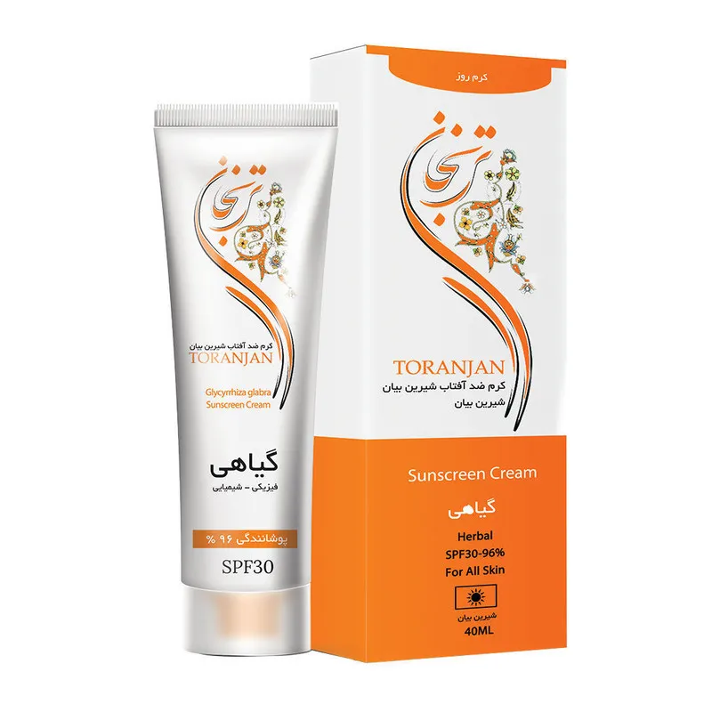کرم ضد آفتاب بی رنگ ترنجان SPF 30 مدل گیاهی شیرین بیان مناسب پوستهای معمولی حجم 40 میلیلیتر - تصویر 2