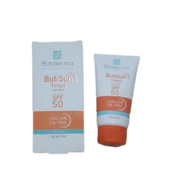 کرم ضد آفتاب رنگی بیوتی درما SPF 50 مدل ButiSun مناسب پوستهای چرب حجم 45 میلیلیتر - تصویر 2