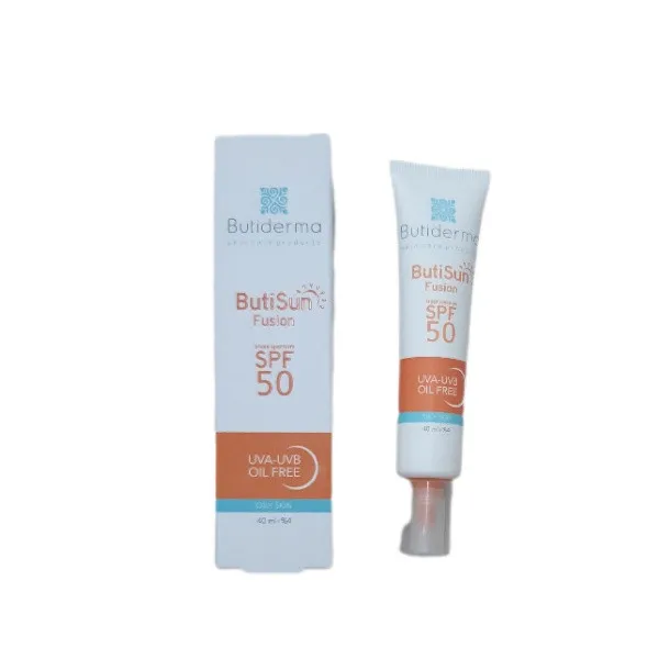 کرم ضد آفتاب بدون رنگ بیوتی درما SPF 50 مدل Fusion مناسب پوستهای چرب و مختلط حجم 40 میلیلیتر - تصویر 2