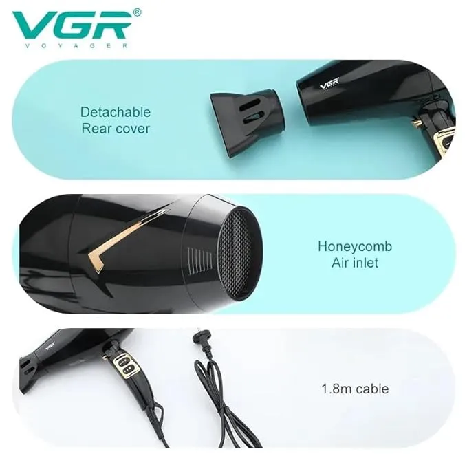سشوار وی جی ار مدل V-423 - تصویر 4