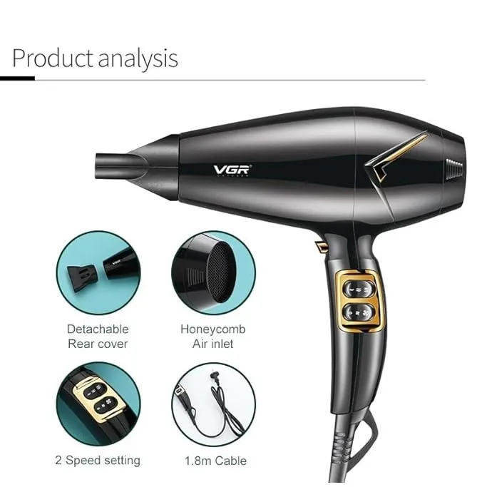 سشوار وی جی ار مدل V-423 - تصویر 6