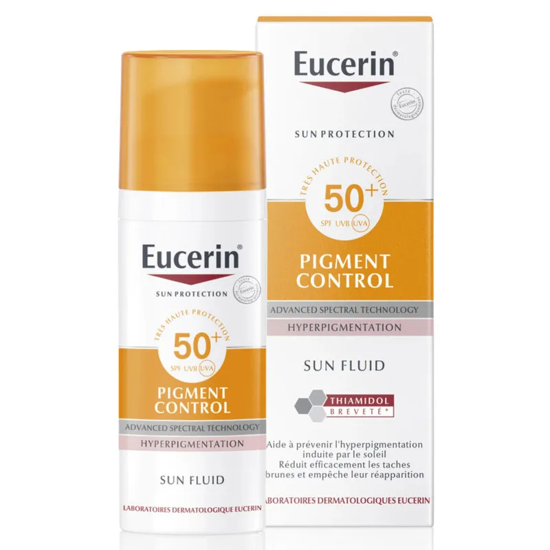 فلوئید ضد آفتاب بدون رنگ اوسرین SPF 50 مدل Pigment Control مناسب انواع پوست حجم 50 میلیلیتر - تصویر 6