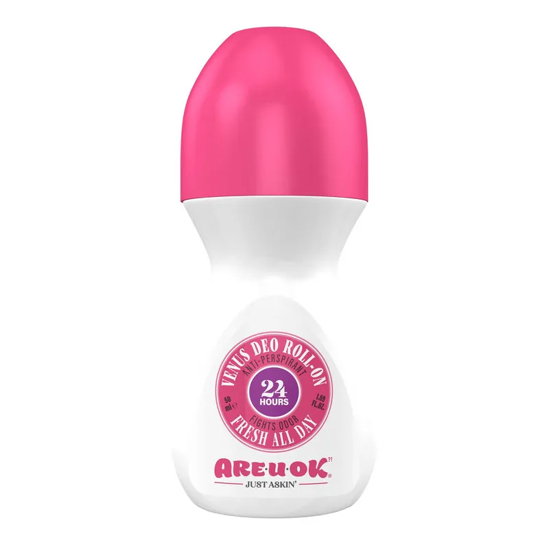 رول ضد تعریق آر یو اوکی مدل Venus deo roll-on حجم 50 میلی لیتر