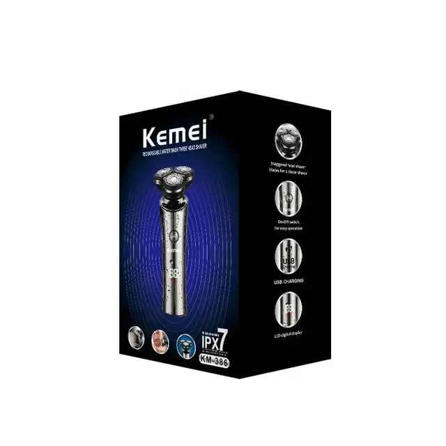 ماشین اصلاح موی صورت کیمی مدل Km-386 - تصویر 2