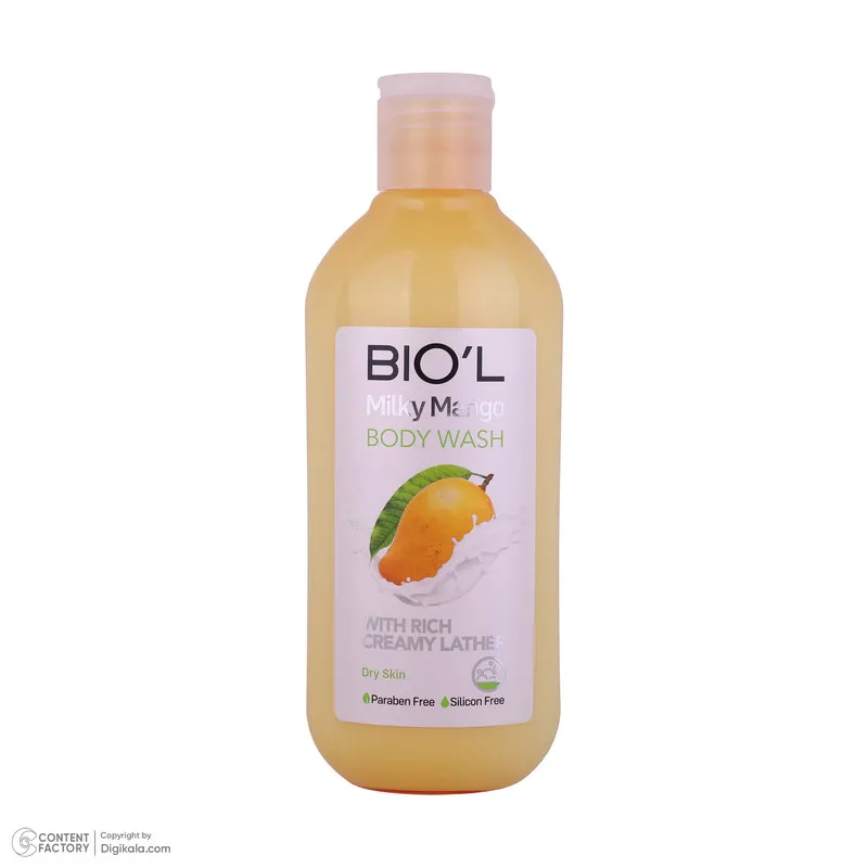 شامپو بدن بیول مدل Milky Mango با رایحه مانگو مناسب پوستهای خشک حجم 400 میلیلیتر - تصویر 2
