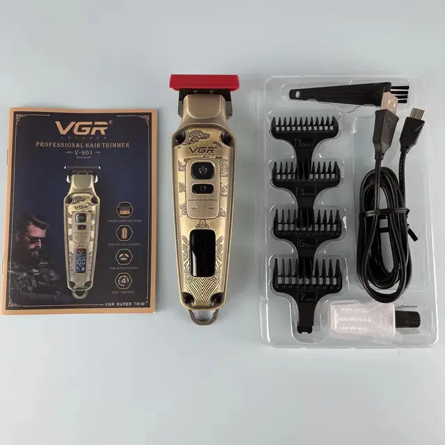 ماشین اصلاح موی سر و صورت وی جی ار مدل V-901 - تصویر 2
