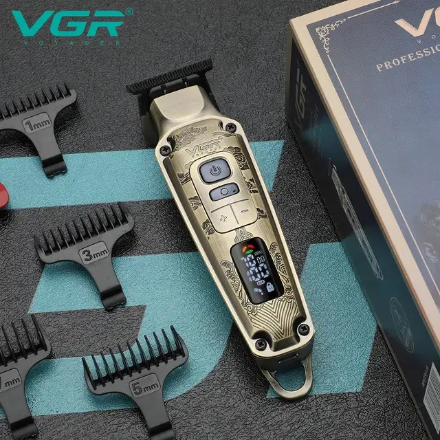 ماشین اصلاح موی سر و صورت وی جی ار مدل V-901 - تصویر 6