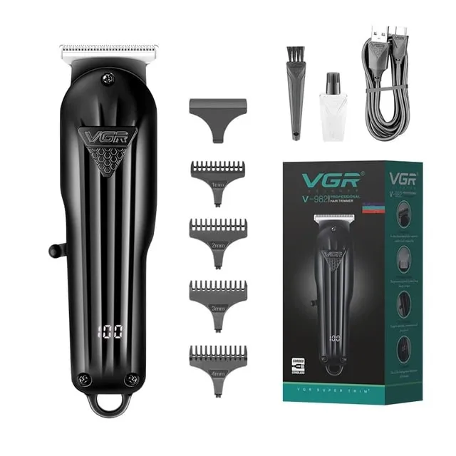 ماشین اصلاح موی سر و صورت وی جی ار مدل v-982 v-282 مجموعه دو عددی - تصویر 3