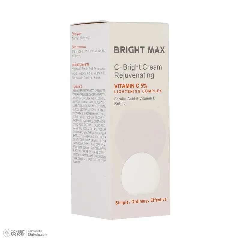 کرم مرطوب کننده برایت مکس مدل C-Bright حجم 30 میلی لیتر - تصویر 6