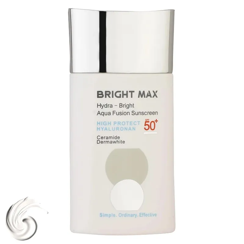 فلوئید ضدآفتاب بیرنگ برایت مکس SPF50 مدل هیدرابرایت مناسب انواع پوست، حجم 50 میلیلیتر - تصویر 3