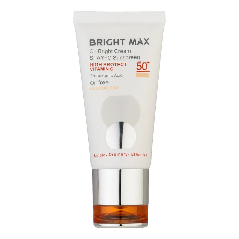 کرم ضدآفتاب رنگی برایت مکس SPF50 مدل C-B مناسب انواع پوست، حجم 50 میلیلیتر - تصویر 4
