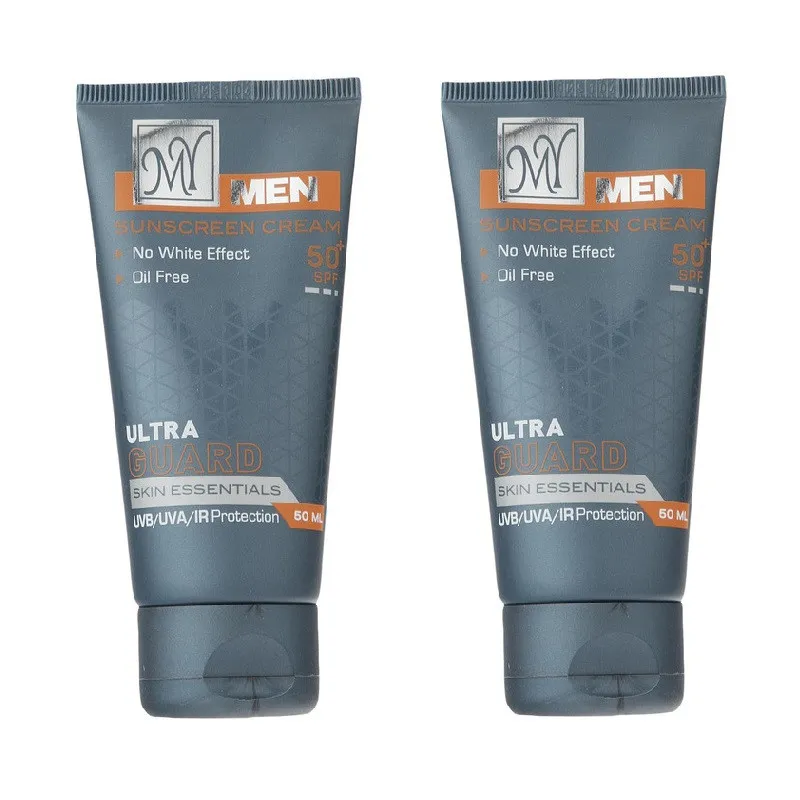 کرم ضد آفتاب بدون رنگ مای SPF 50 مدل Ultra Guard مناسب انواع پوست حجم 50 میلی لیتر بسته 2 عددی