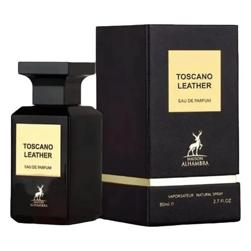 ادو پرفیوم مردانه الحمبرا مدل TOSCANO LEATHER حجم 100 میلی لیتر - تصویر 2