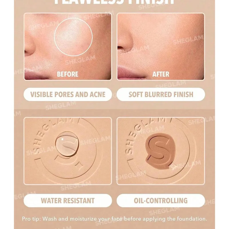 کرم پودر فشرده شیگلم شماره 84 حجم 11 میلی لیتر - تصویر 3