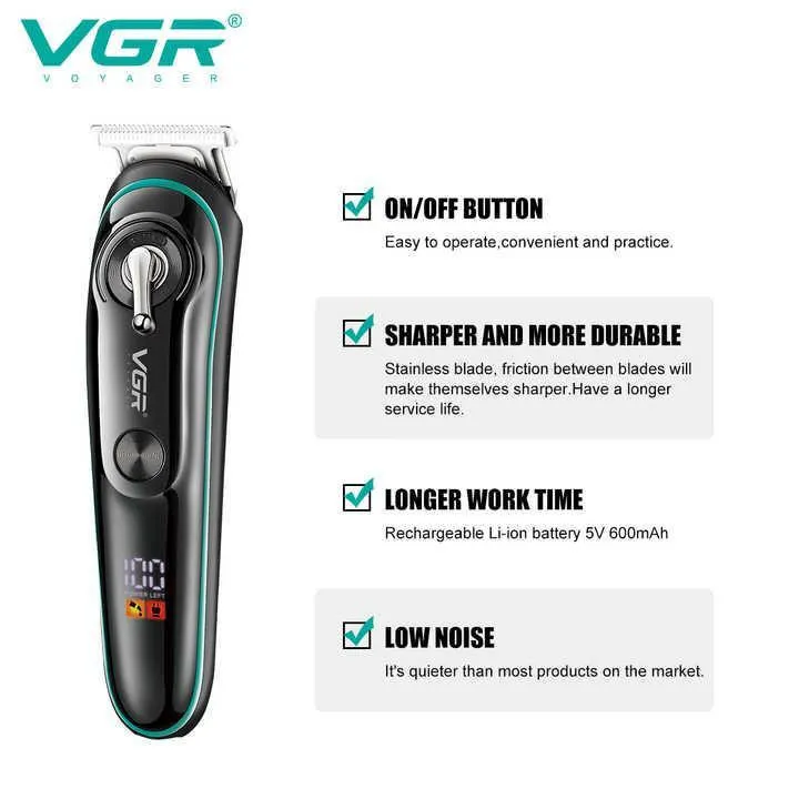 ماشین اصلاح موی سر و صورت وی جی ار مدل v-075 - تصویر 6