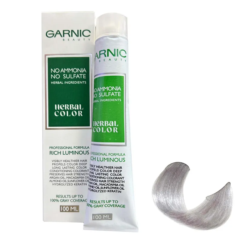 رنگ مو گارنیک مدل NO-AMMONIA شماره 90.00 حجم 100 میلی لیتر رنگ یخی - تصویر 2