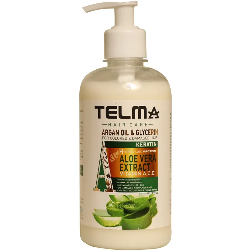 ماسک مو تلما مدل Aloe Vera حجم 400 میلی لیتر - تصویر 2