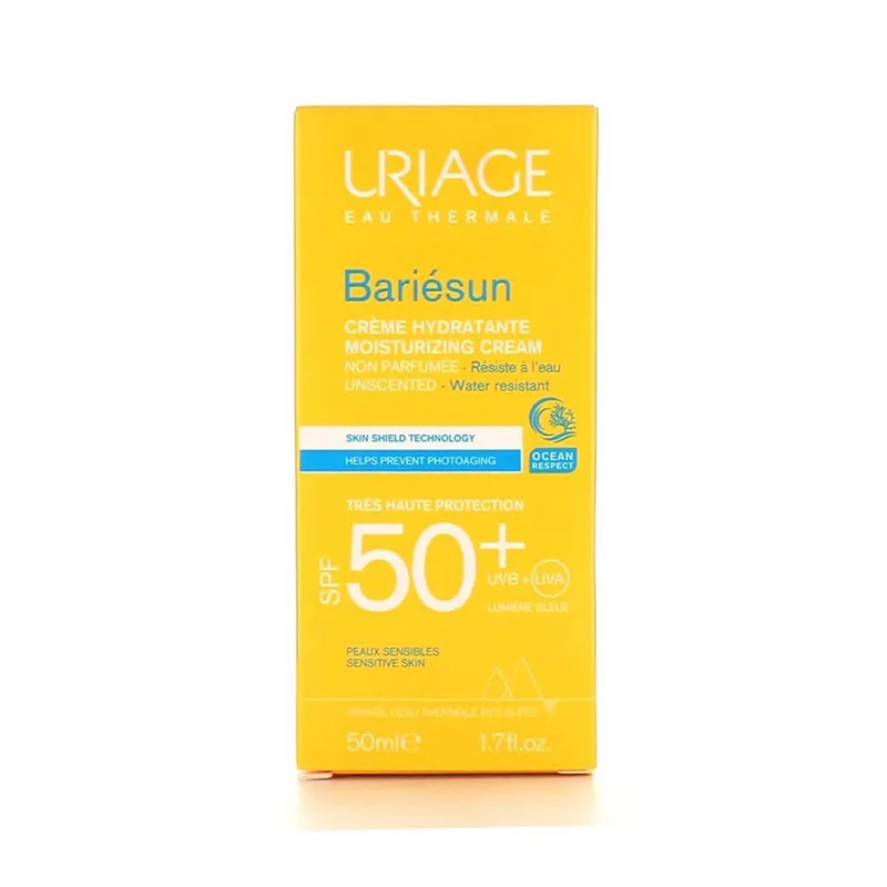 کرم ضد آفتاب بدون رنگ اوریاژ SPF 50 مدل BARIESUN MOISTURIZING مناسب پوست های خشک حجم 50 میلی لیتر - تصویر 2