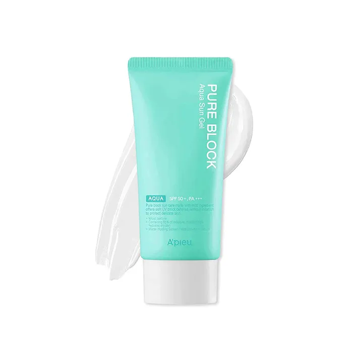 ژل ضد آفتاب بدون رنگ اپیو  SPF 50 مدل AQUA ‌مناسب انواع پوست حجم 50 میلی‌لیتر - تصویر 2