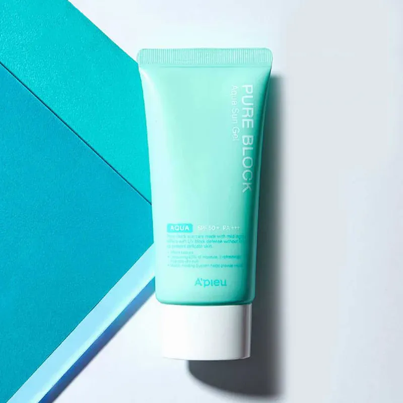 ژل ضد آفتاب بدون رنگ اپیو  SPF 50 مدل AQUA ‌مناسب انواع پوست حجم 50 میلی‌لیتر - تصویر 3