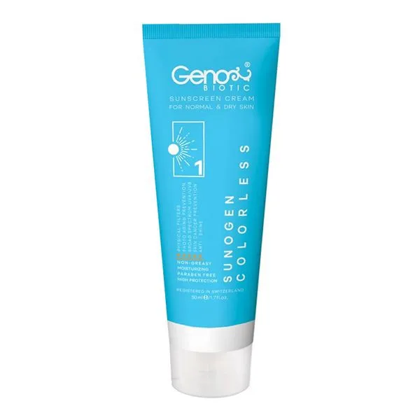 کرم ضد آفتاب بیرنگ ژنوبایوتیک SPF 50 مدل 388 مناسب پوستهای حجم میلیلیتر - تصویر 2