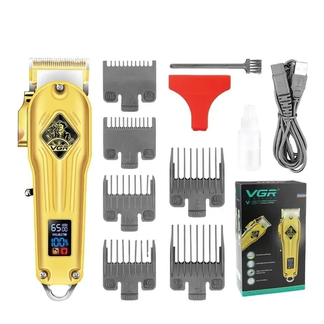 ماشین اصلاح موی سر وی جی ار مدل v261 v267 مجموعه دو عددی - تصویر 3