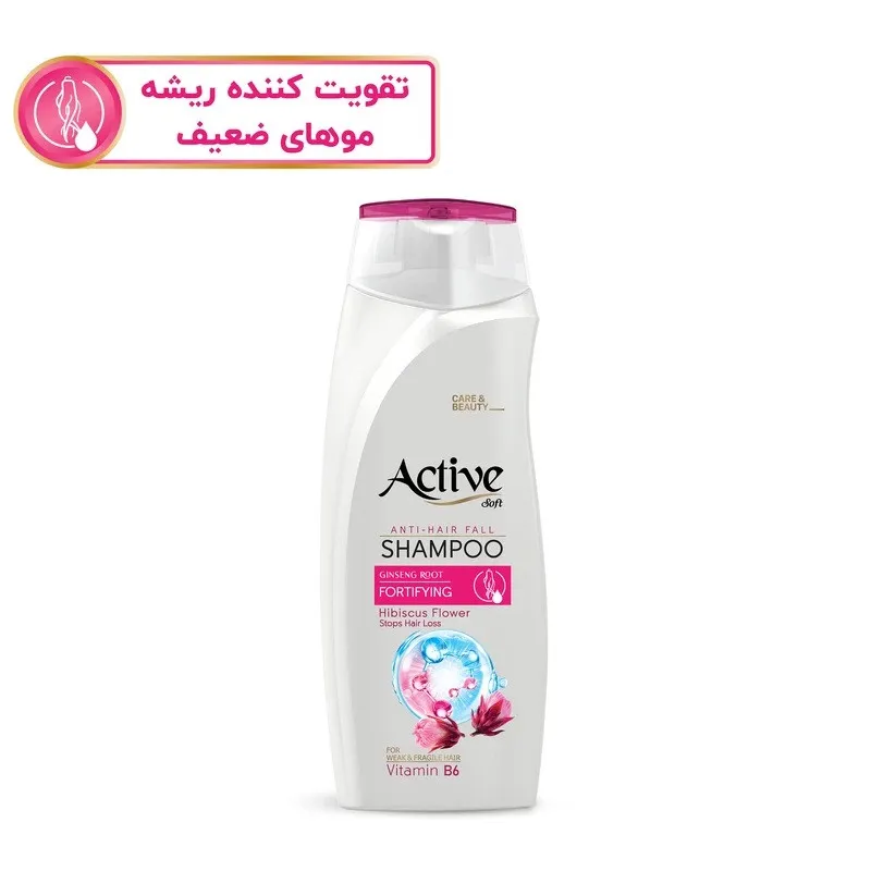  شامپو تقویت کننده و ضد ریزش مو اکتیو مدل گل چای قرمز حجم 350 میلی لیتر بسته 2 عددی - تصویر 3