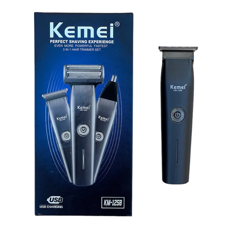 ماشین اصلاح موی صورت کیمی مدل KM--1258 - تصویر 4