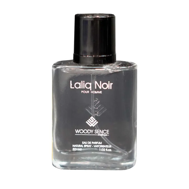عطر جیبی وودی سنس لالیک نویر حجم 30 میلی لیتر