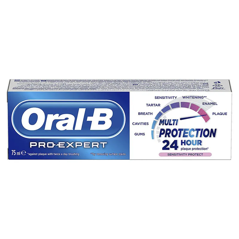 خمیر دندان اورال-بی سری Pro-Expert مدل multi protection sensitivity حجم 75 میلی لیتر - تصویر 2