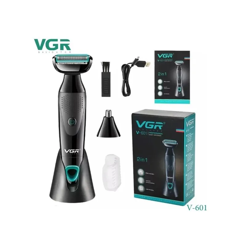 ماشین اصلاح موی صورت و بدن وی جی ار مدل V-601 - تصویر 3