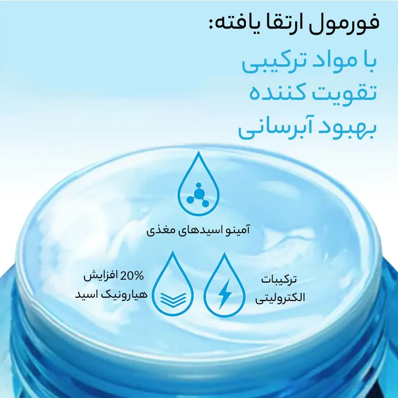 ژل آبرسان نوتروژینا مدل hydro boost aqua gel حجم 50 میلی لیتر  - تصویر 3