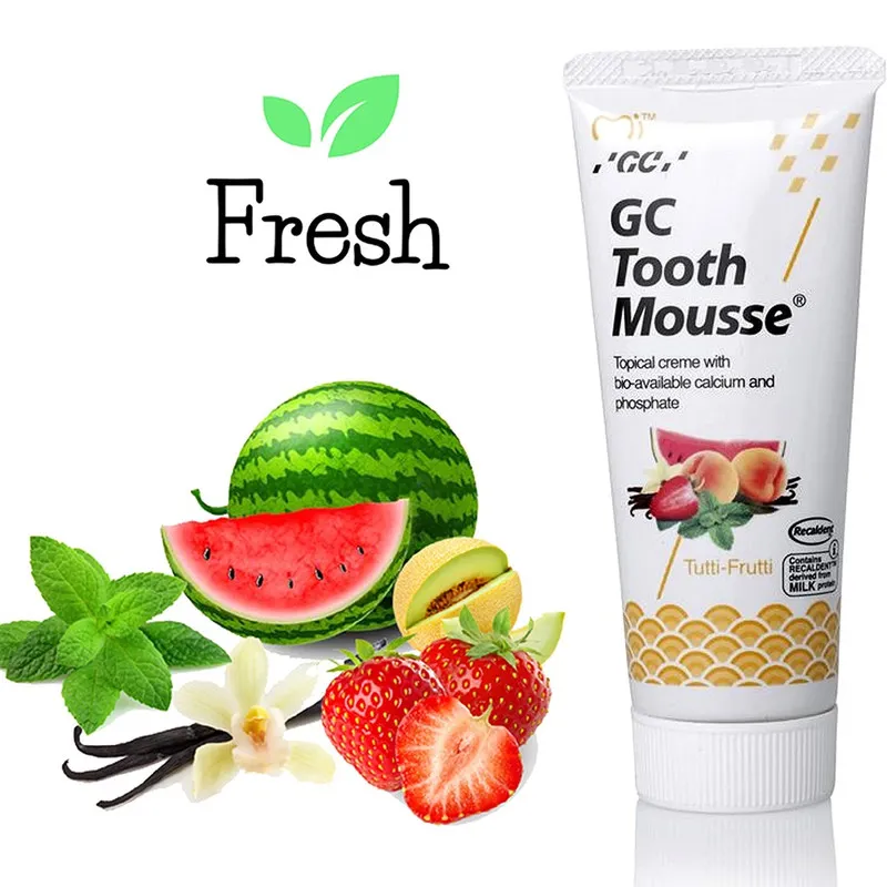 خمیر دندان جی سی توس موس مدل Tutti Frutti حجم 35 میلی لیتر - تصویر 4