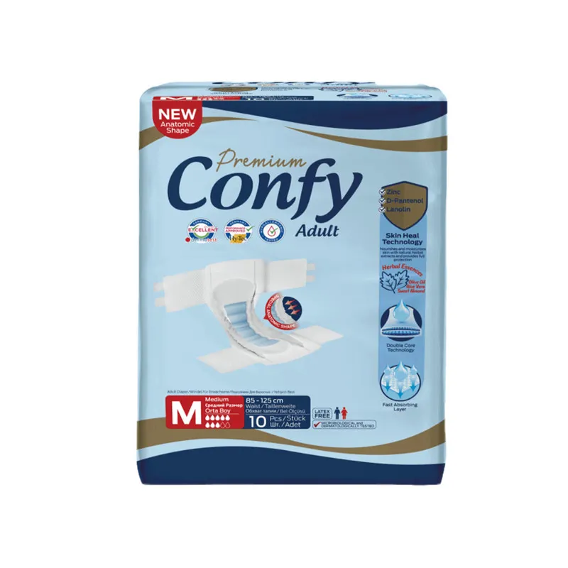 پوشک بزرگسال کانفی مدل Pa7406 سایز مدیوم بسته 10 عددی - تصویر 2