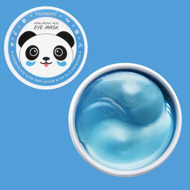 ماسک دور چشم ینماش مدل هیالورونیک اسید وزن 80 گرم بسته 60 عددی - تصویر 4