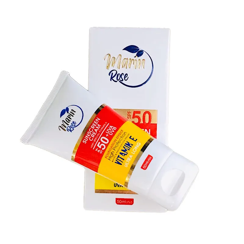 کرم ضد آفتاب رنگی مارین رز SPF 50 مدل M 03 مناسب پوستهای چرب حجم 50 میلیلیتر - تصویر 3