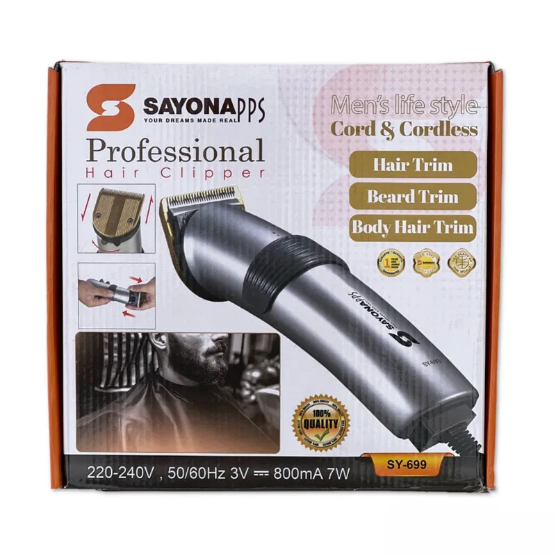 ماشین اصلاح موی سر و صورت سایونا مدل SY-699 - تصویر 4