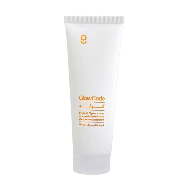 کرم ضد آفتاب بی رنگ گلوکد SPF 50 مدل BROAD SPECTRUM مناسب انواع پوست حجم 40 میلیلیتر - تصویر 2