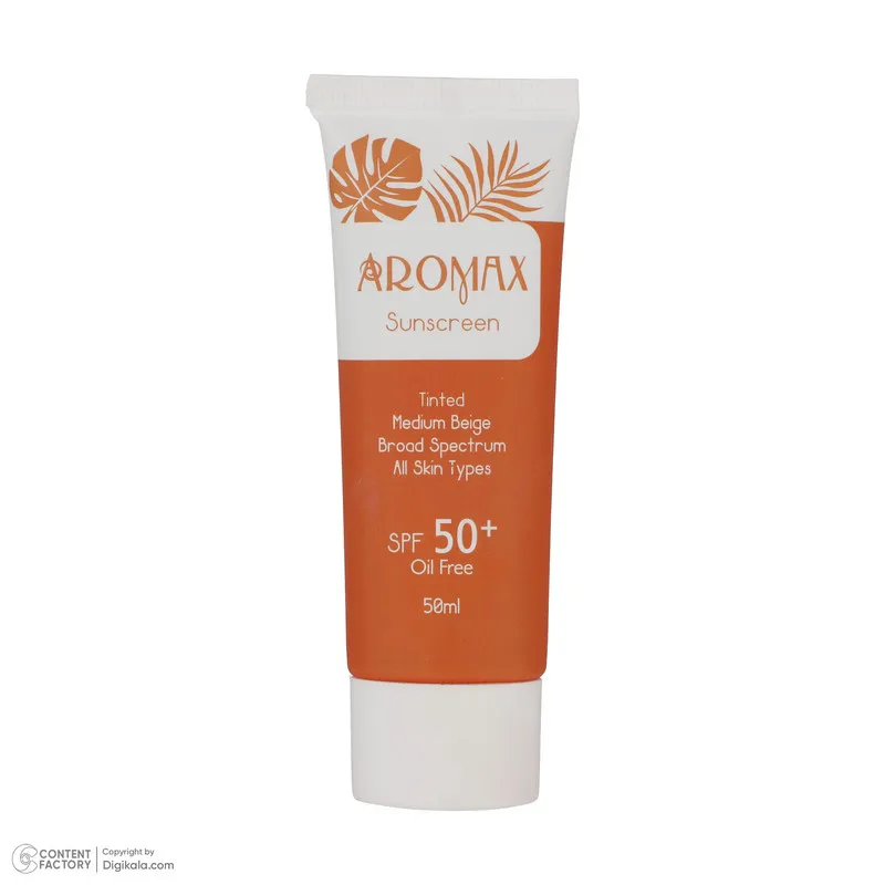 کرم ضد آفتاب رنگی آرومکس SPF 50 مدل Tinted مناسب انواع پوست حجم 50 میلیلیتر - تصویر 4