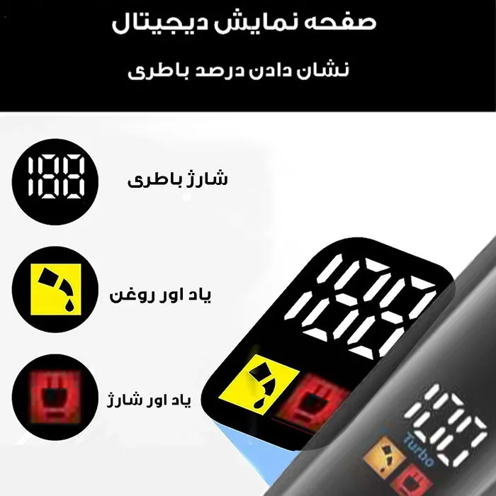 ماشین اصلاح موی صورت اچ تی سی مدل AT-569 - تصویر 4