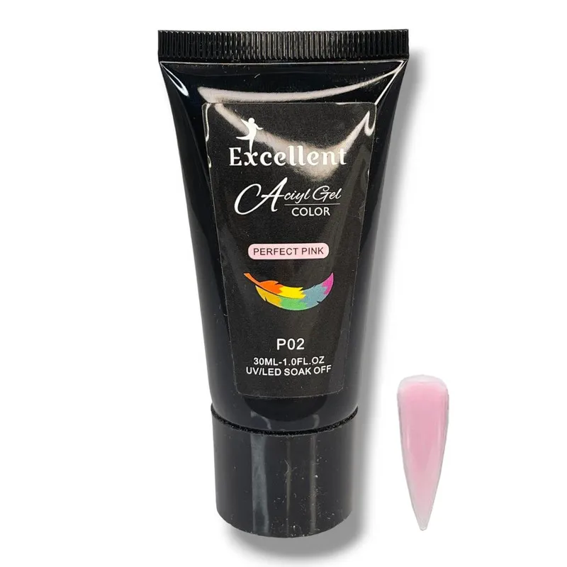 پلی ژل کاشت ناخن اکسلنت مدل Per P02 حجم 30 میلی لیتر - تصویر 2