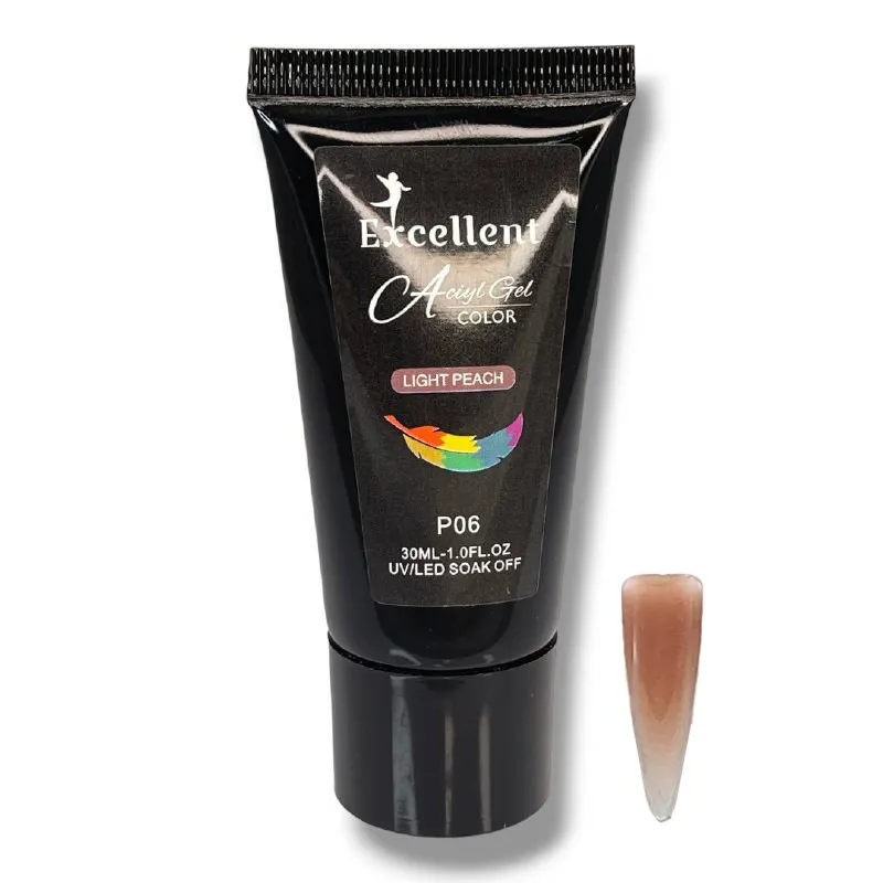 پلی ژل کاشت ناخن اکسلنت مدل Pe P06 حجم 30 میلی لیتر - تصویر 2