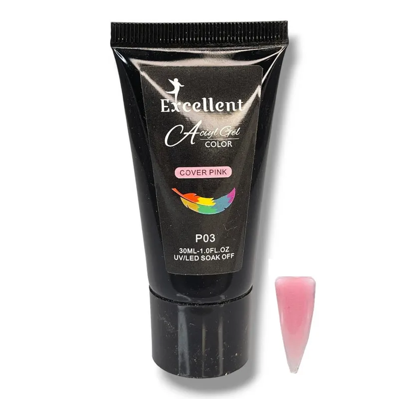 پلی ژل کاشت ناخن اکسلنت مدل P03 حجم 30 میلی لیتر - تصویر 2