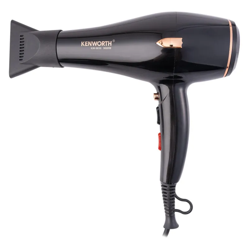 سشوار حرفهای 2400 وات کنورث مدل KW-9030، موتور AC، وزن 1050 گرم، المنت فلز، دارای سری متمرکزکننده باریک، متمرکزکننده پهن با ویژگی صافکنندگی، با قابلیت فناوری تولید یون - تصویر 3