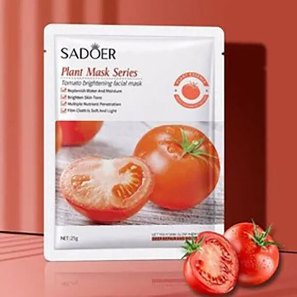 ماسک صورت سادور مدل گوجه وزن 25 گرم بسته 4 عددی - تصویر 4