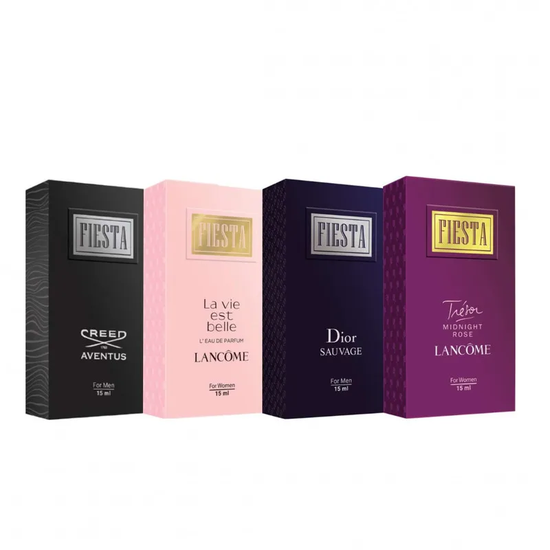 عطر جیبی فیستا مدل Alpha W M01 حجم 15 میلی لیتر مجموعه 4 عددی - تصویر 2