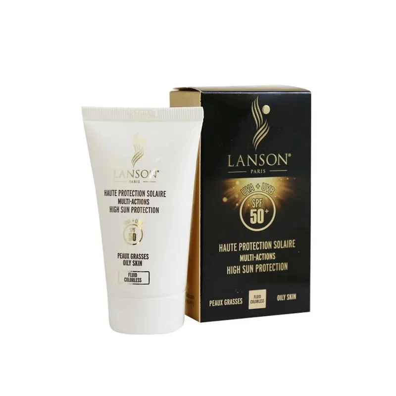کرم ضدآفتاب بیرنگ لانسون SPF50 مدل مولتی اکشن، مناسب پوستهای خشک، حجم 40 میلیلیتر - تصویر 3