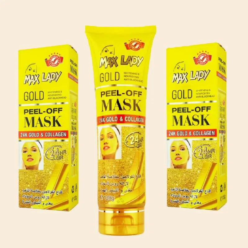 ماسک صورت مکس لیدی مدل طلا و کلاژن حجم 120 میلی لیتر - تصویر 2